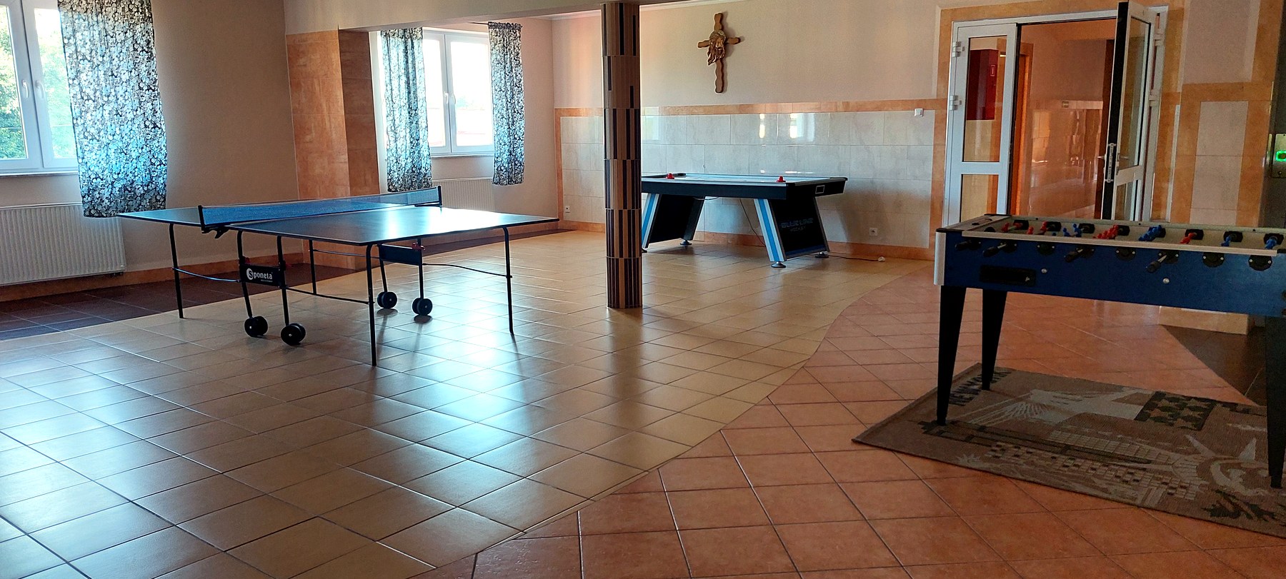 Sala rekreacyjna w internacie